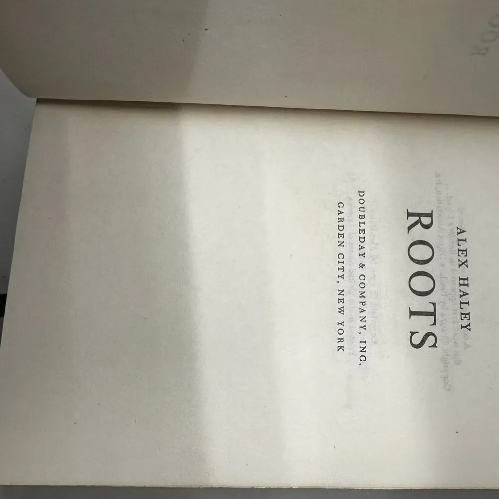 ROOTS by Alex Haley First Edition 1976 Doubleday Hardcover with Dust Jacket
